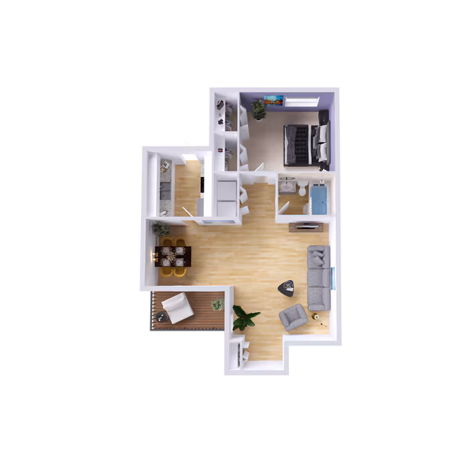 Unit 1926A 1928A floor plan